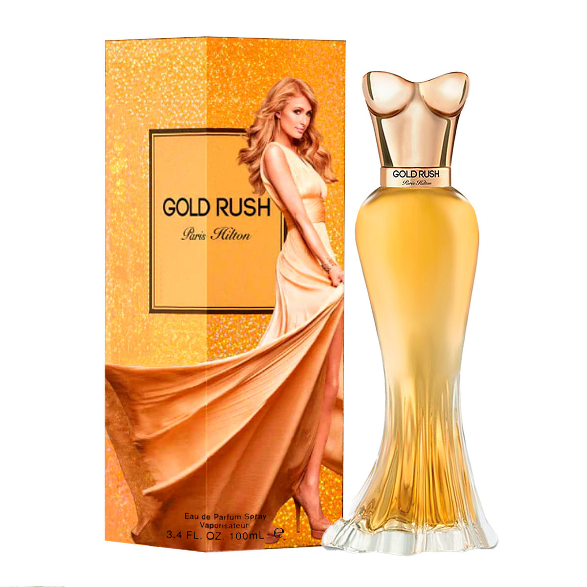 Gold Rush by Paris Hilton Agua de Perfume 100ml Dama